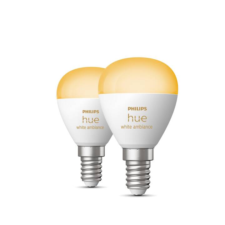 PHILIPS HUE Ampoule LED White Ambiance (E14, ZigBee, Bluetooth, 5.1 W)