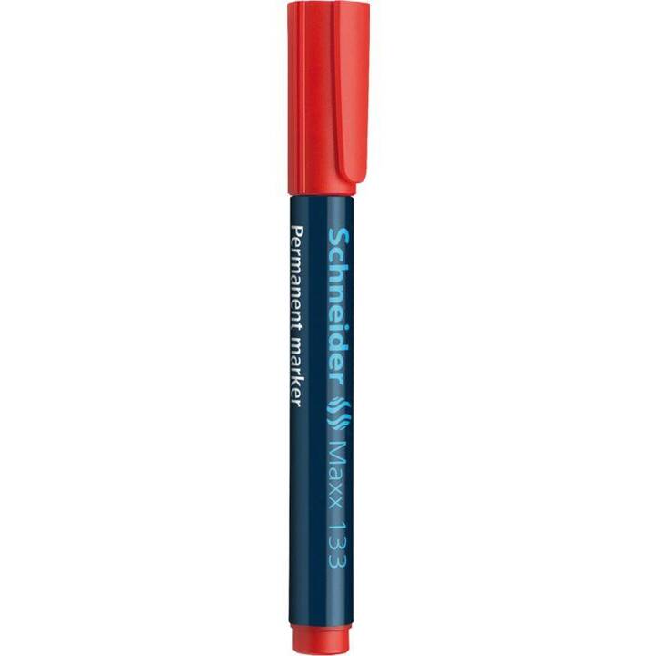 SCHNEIDER Marqueur permanent Maxx 133 (Rouge, 1 pièce)