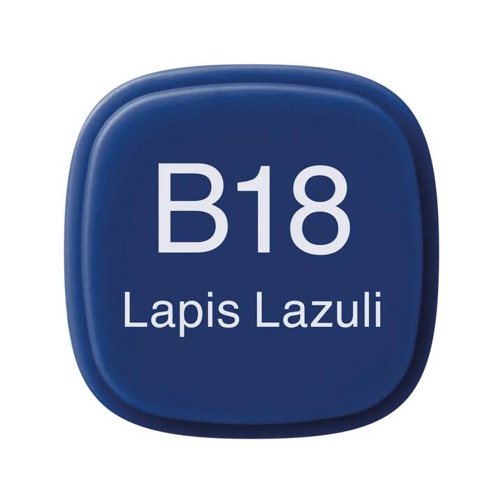 COPIC Marqueur de graphique B18 Lapis Lazuli (Bleu foncé, 1 pièce)
