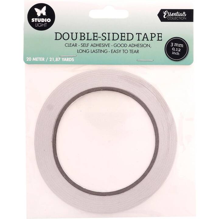 SIZZIX Duck Tape (Transparente, 20 m)