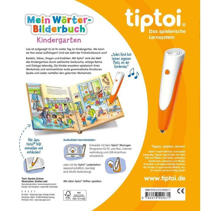Mein Wörter-Bilderbuch Kindergarten