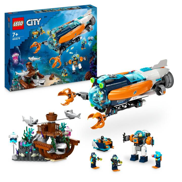LEGO City Le sous-marin d’exploration en eaux profondes (60379)