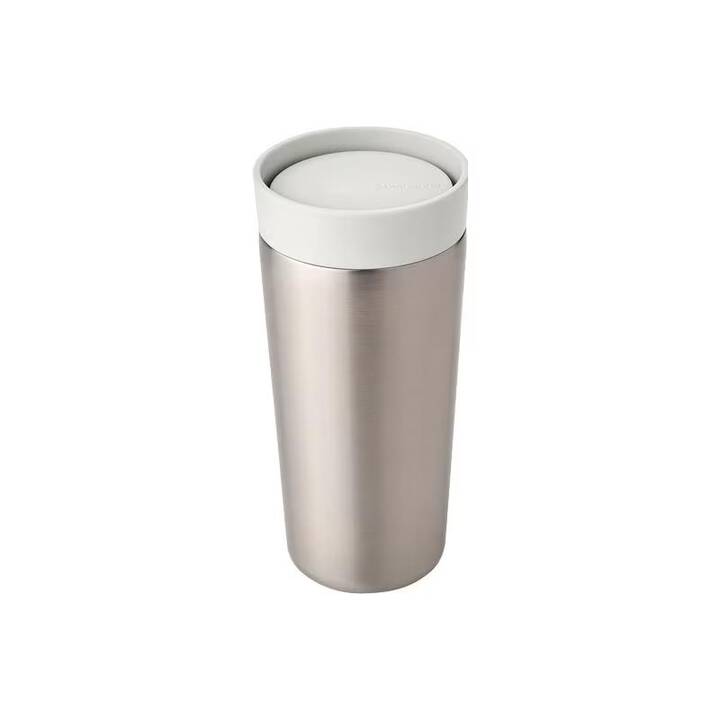 BRABANTIA Gobelet isotherme Make & Take (0.36 l, Argent, Gris clair, Gris, Acier inox)