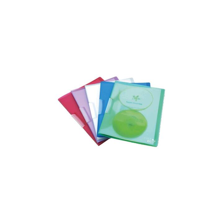 RAPESCO Cartellina con clip (Multicolore, A4, 5 pezzo)