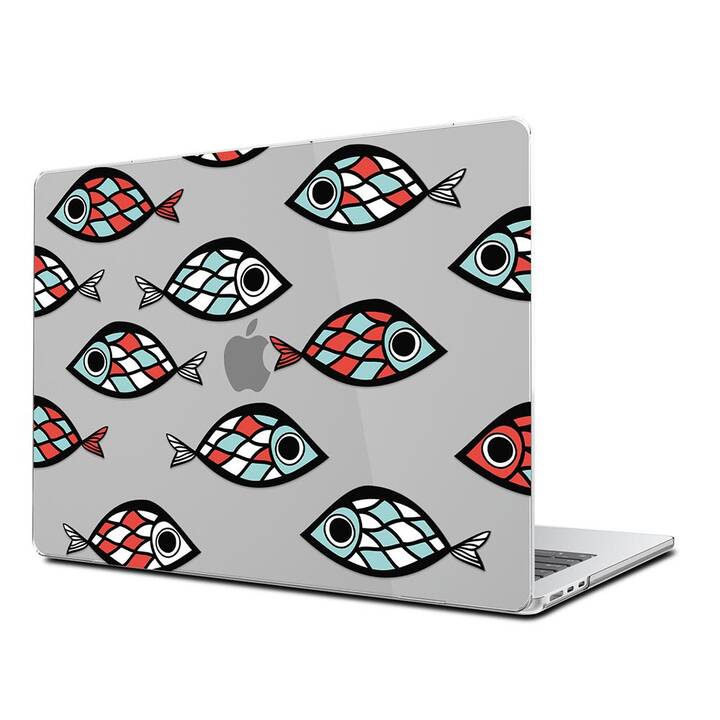 EG Hardcase (MacBook Air 13" M3 2024, Fisch, Rot)