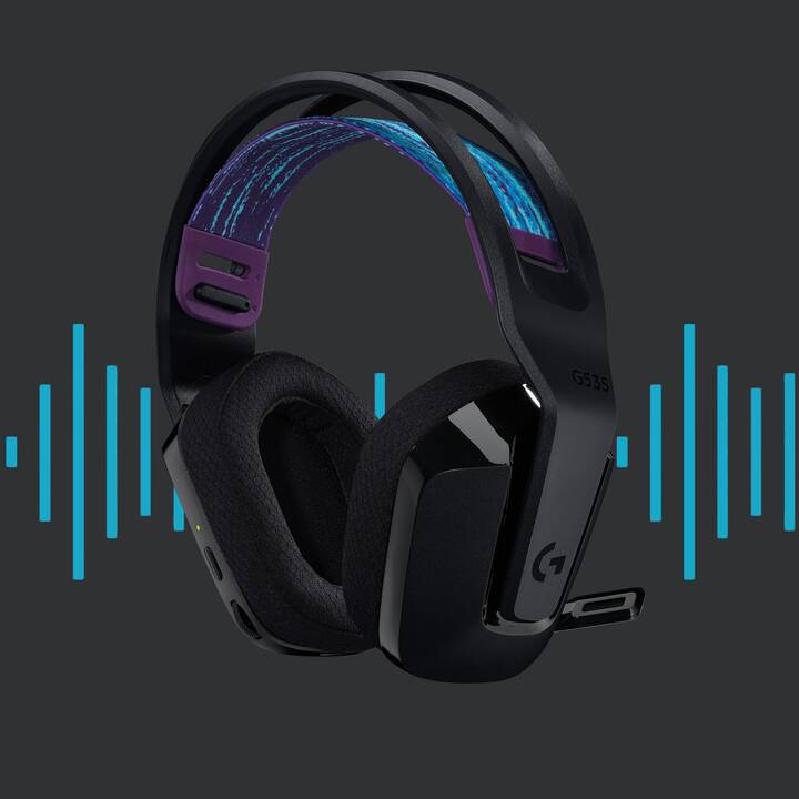 LOGITECH G535 LIGHTSPEED Wireless (Over-Ear, Kabellos)