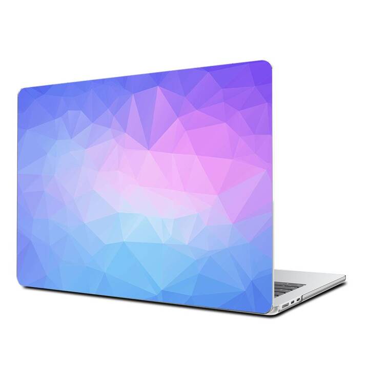 EG Coque rigide (MacBook Air 13" M2 2022, Géométrique, Bleu)