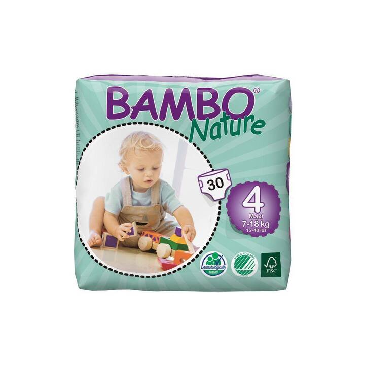 BAMBO NATURE Maxi 4 (Multipack, 30 Stück)