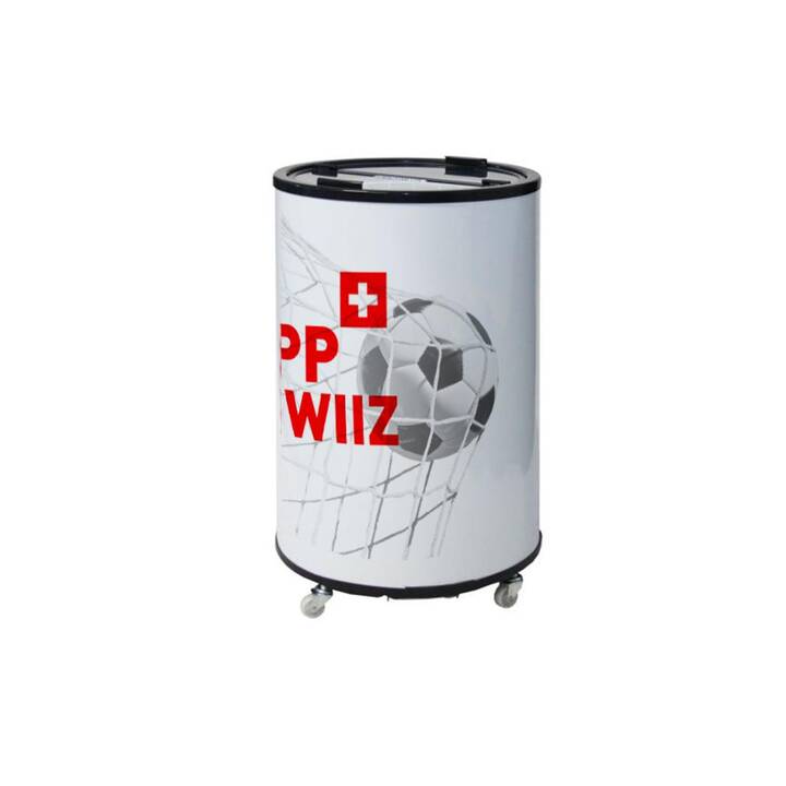 KIBERNETIK Party Cooler KS40M Hopp Schwiiz 2024 (Rot, Weiss, Oben)
