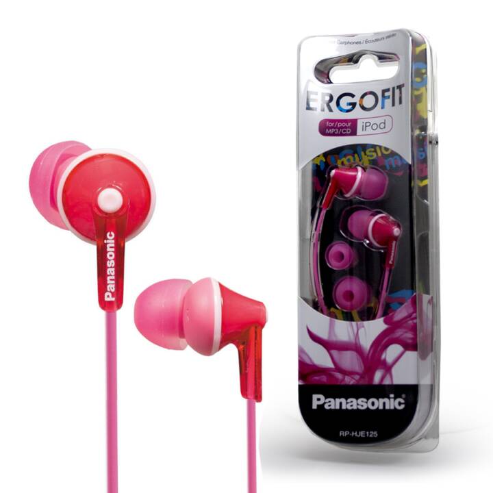 PANASONIC RP-HJE125E-P (In-Ear, Interdiscount - Pink)