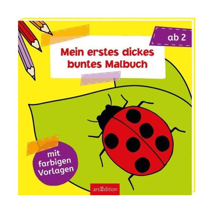 Mein erstes dickes buntes Malbuch