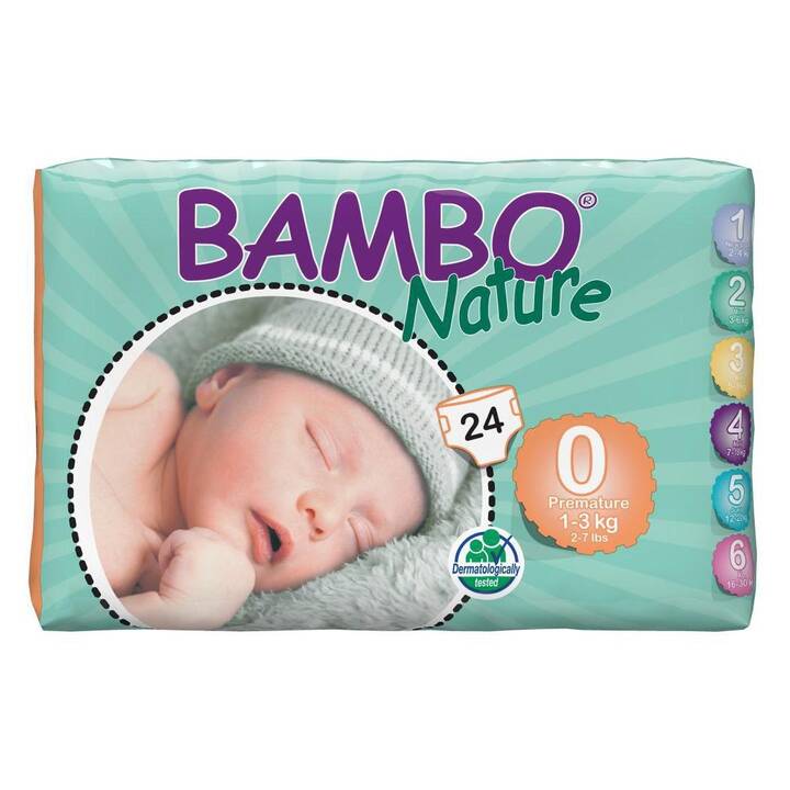 BAMBO NATURE Premature 0 (24 pièce)