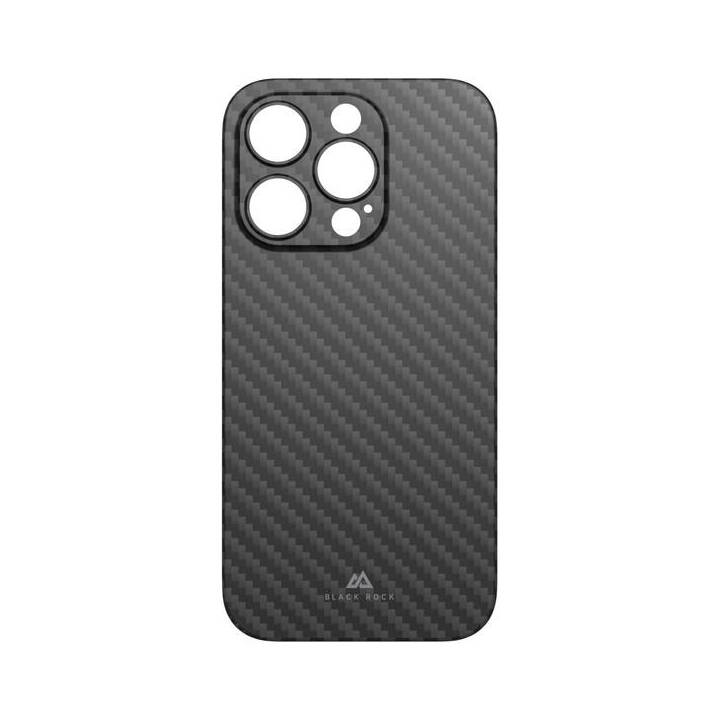 BLACK ROCK Backcover Ultra Thin Iced (iPhone 14 Pro, Einfarbig, Schwarz)