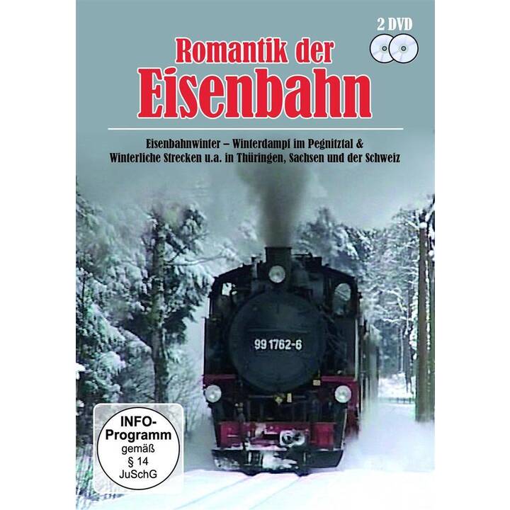 Romantik der Eisenbahn - Eisenbahnwinter, Winterdampf im Pegnitztal & Winterliche Strecken u.a. in Thüringen, Sachsen und der Schweiz (DE)