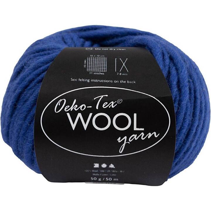 CREATIV COMPANY Wolle (50 g, Blau)