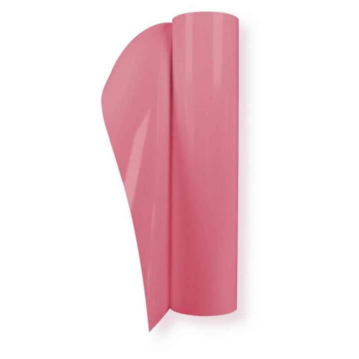 HAPPYFABRIC Pelicolle adesive (25 cm x 100 cm, Pink, Rosa)