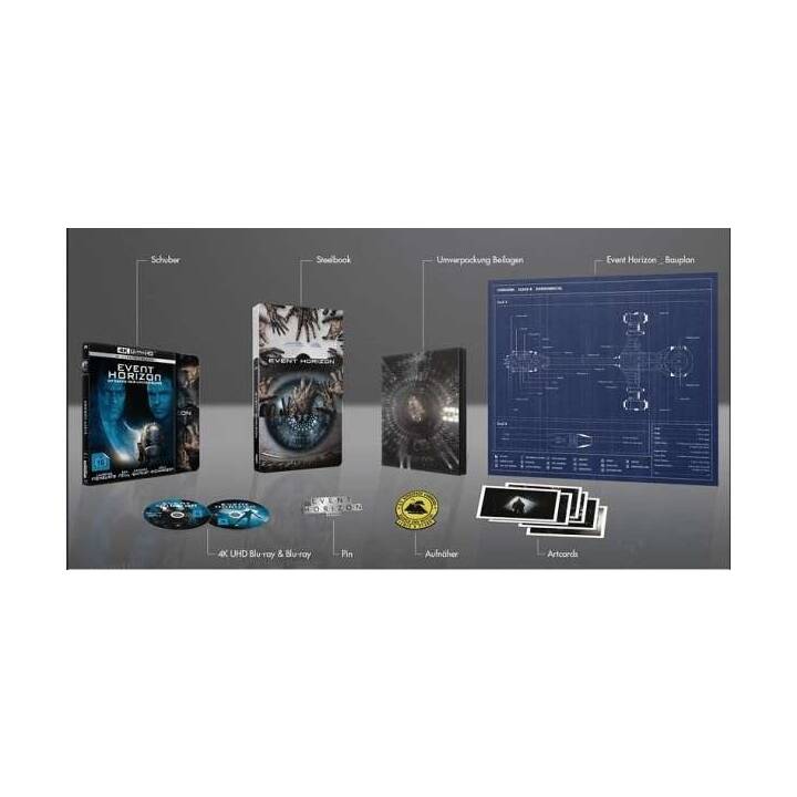 Event Horizon (4K Ultra HD, Steelbook, Limited Collector's Edition, DE, EN)