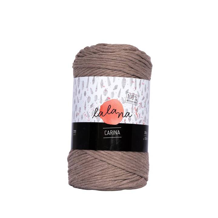 LALANA Laine Carina (200 g, Brun)