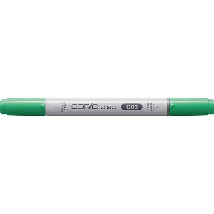 COPIC Marqueur de graphique Ciao G02 Spectrum Green (Vert, 1 pièce)