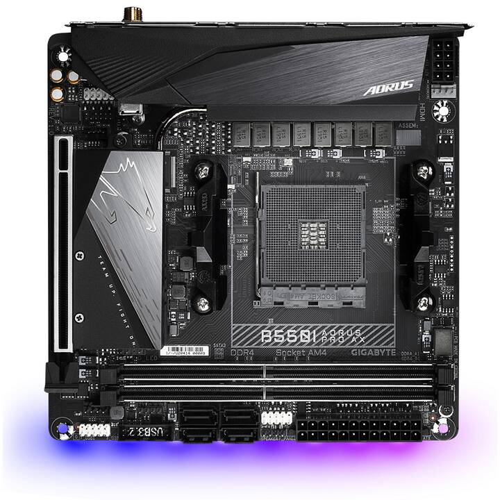 GIGABYTE TECHNOLOGY B550I Aorus Pro (AM4, AMD B550, Thin Mini ITX)