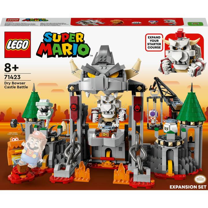 LEGO Super Mario Ensemble d’extension Bataille au château de Bowser Skelet (71423)