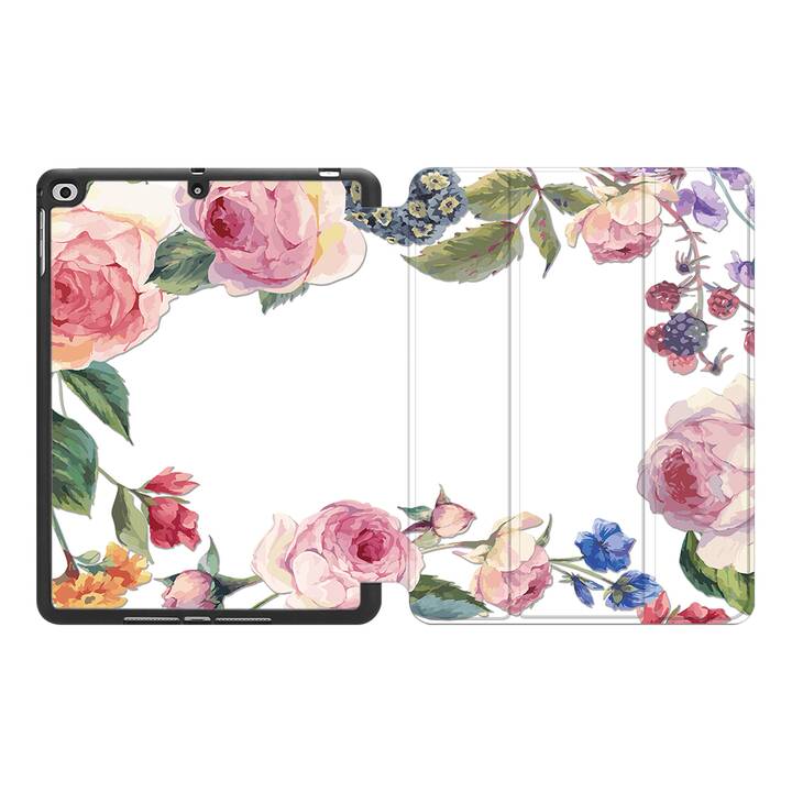 EG MTT Coque pour Apple iPad 10.2" 2019 - Fleurs