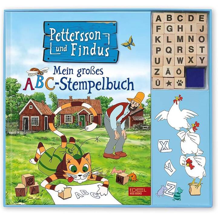 Pettersson und Findus: Mein grosses ABC-Stempelbuch