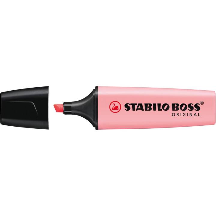 STABILO Surligneur Boss (Rose pastel, 1 pièce)