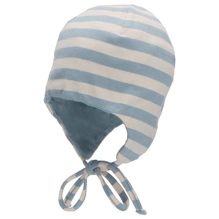 STERNTALER Cappellino per neonati (39, Blu chiaro, Bianco)