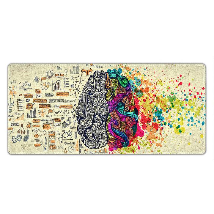 EG tapis de clavier - multicolore - cerveau