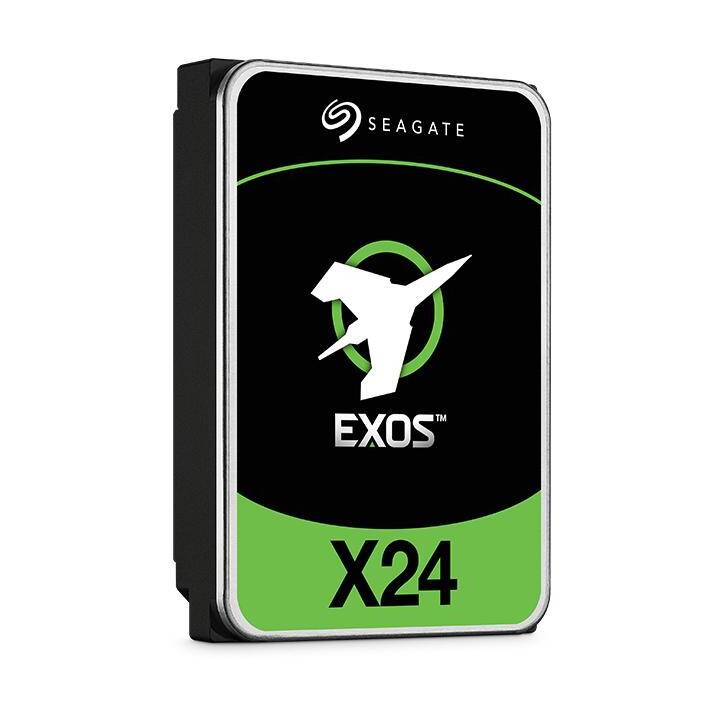 SEAGATE Exos X24 (SATA-III, 20000 GB, Schwarz, Grün)