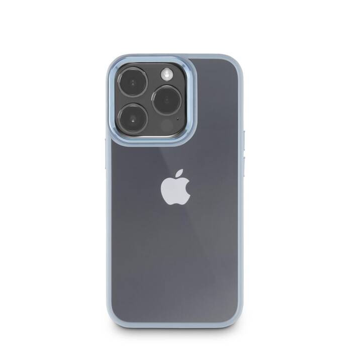 HAMA Backcover Cam Protect (iPhone 15 Pro, Transparente, Blu)