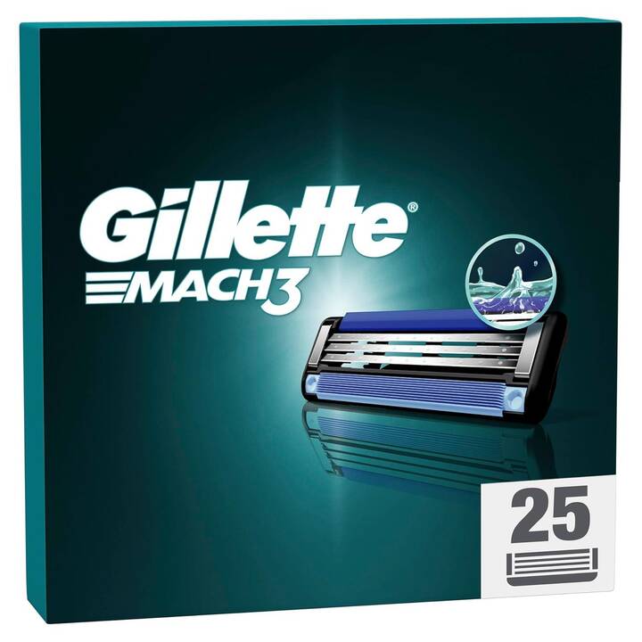 GILLETTE Rasierklinge Mach3 (25 Stück)