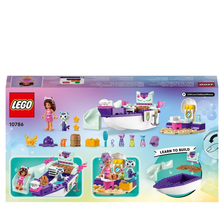 LEGO Gabby's Dollhouse Gabbys und Meerkätzchens Schiff und Spa (10786)