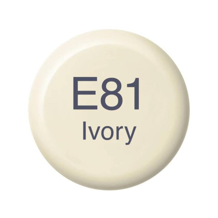 COPIC Encre E81 - Ivory (Beige, 12 ml)