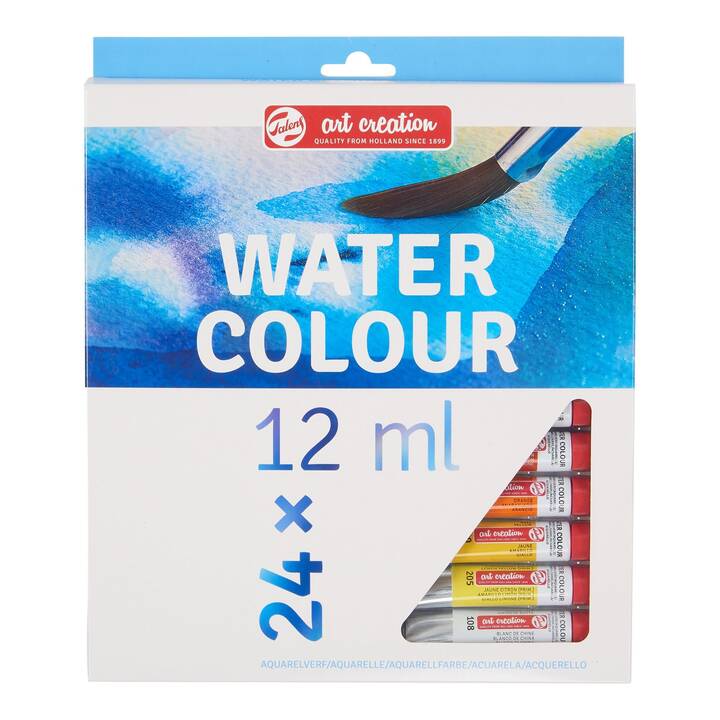TALENS Aquarellfarbe Set (23 x 12 ml, Mehrfarbig)