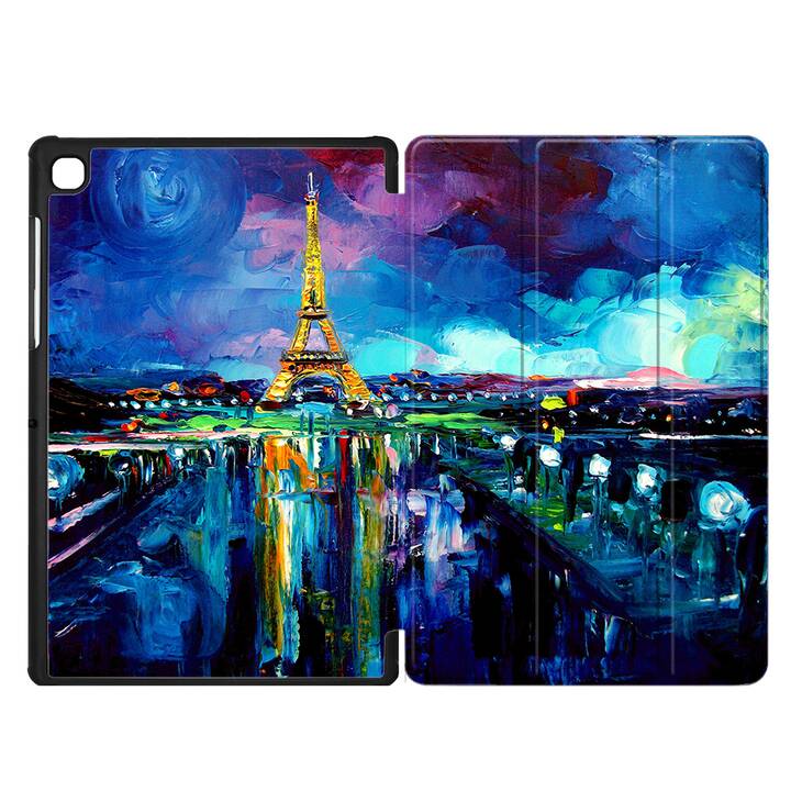 EG cover per Samsung Galaxy Tab A7 Lite 8.7" (2021) - blu - pittura della città