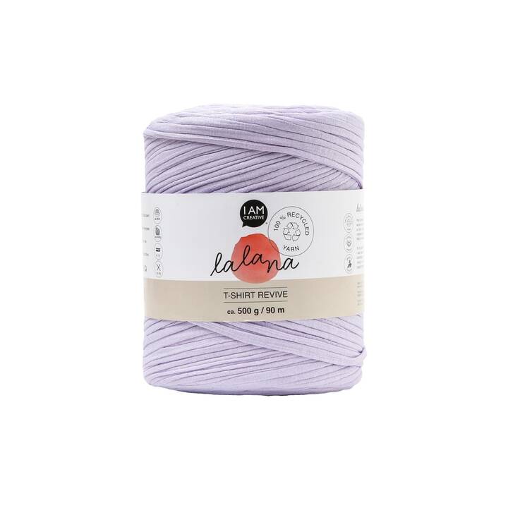 LALANA Wolle T-Shirt Revive (500 g, Violett, Lila)