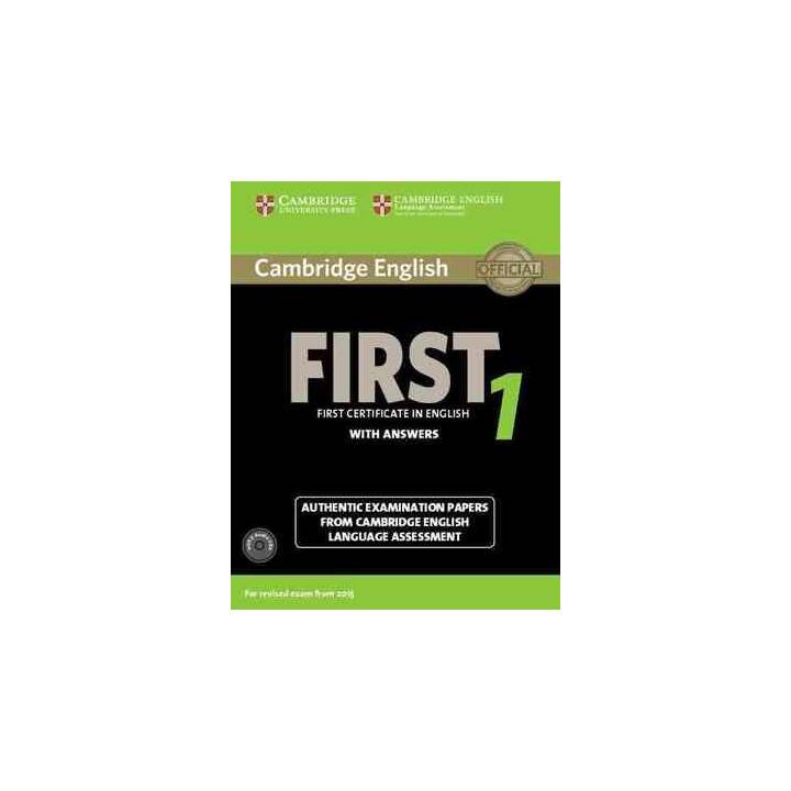 Cambridge English First 1. Student's Book Pack with Answers