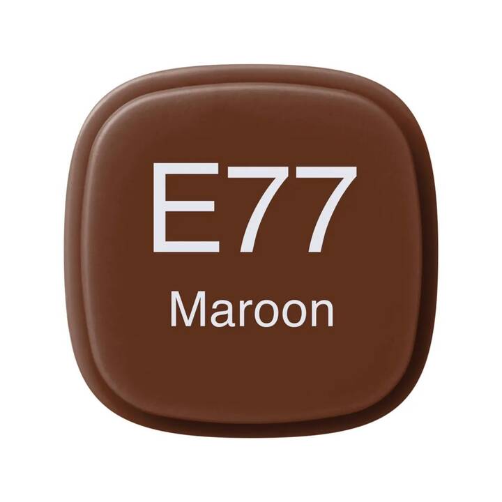 COPIC Marqueur de graphique Classic E77 Maroon (Brun, 1 pièce)