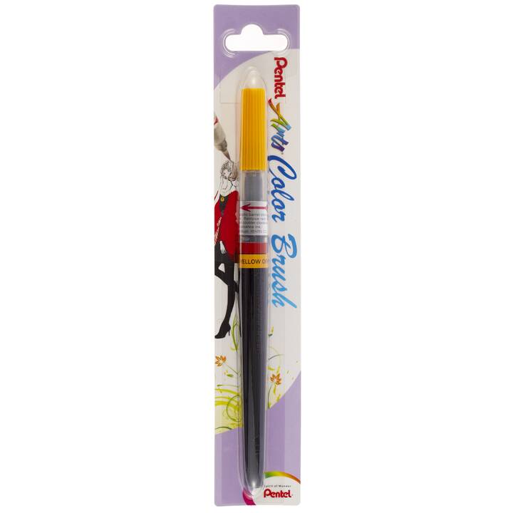 PENTEL Marqueur peinture Colour Brush (Jaune safran, 1 pièce)