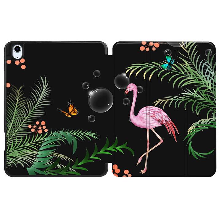 EG coque pour iPad Air 10.9" (2022) 5e génération - vert - flamant rose