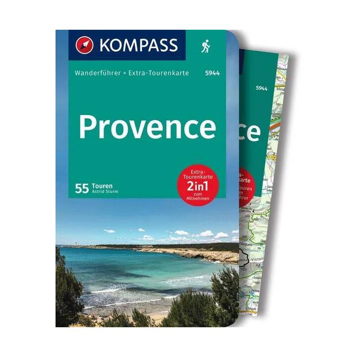 KOMPASS Wanderführer Provence, 55 Touren
