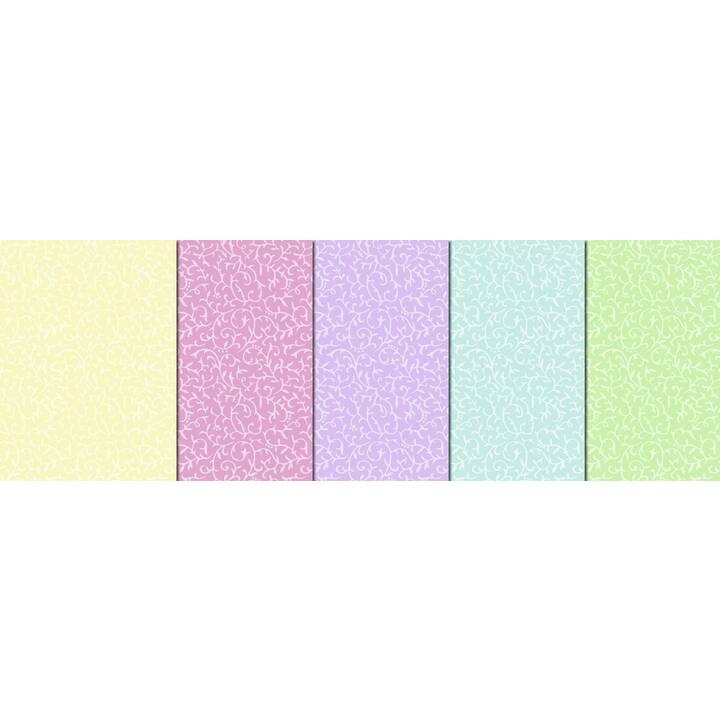 URSUS Papier de structure Inspiration (Multicolore, A4, 5 pièce)