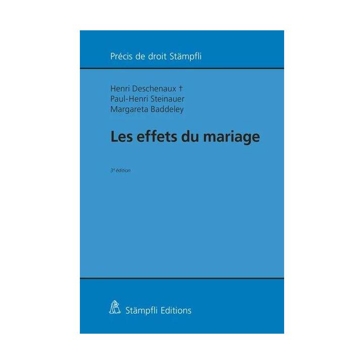 Les effets du mariage