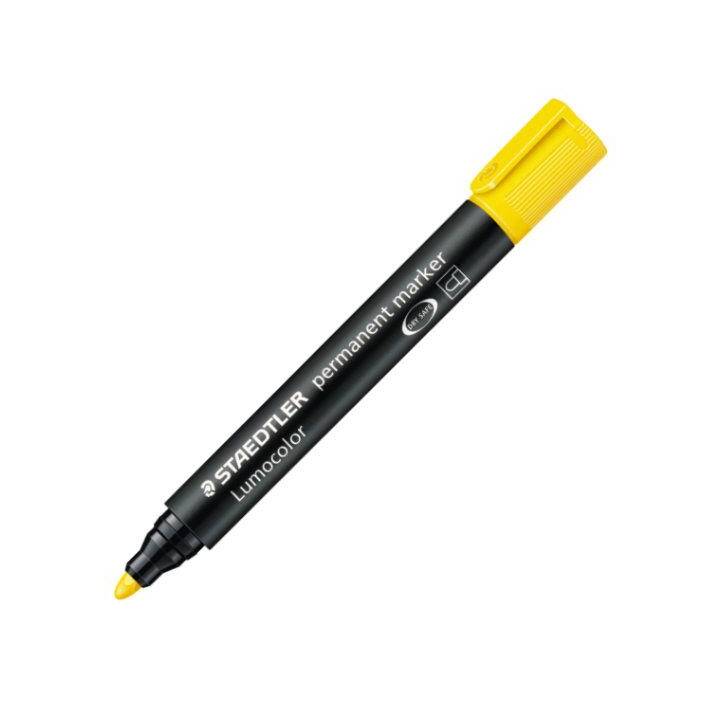 STAEDTLER Marqueur permanent Lumocolor 352 (Jaune, 1 pièce)