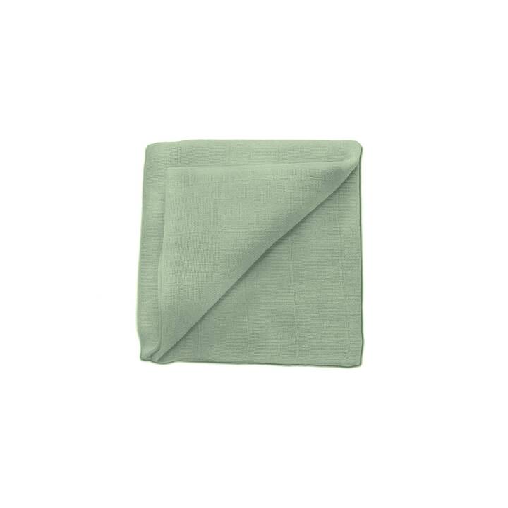 ZEWI BÉBÉ-JOU Tissu en coton  Jade  (Unicolore)