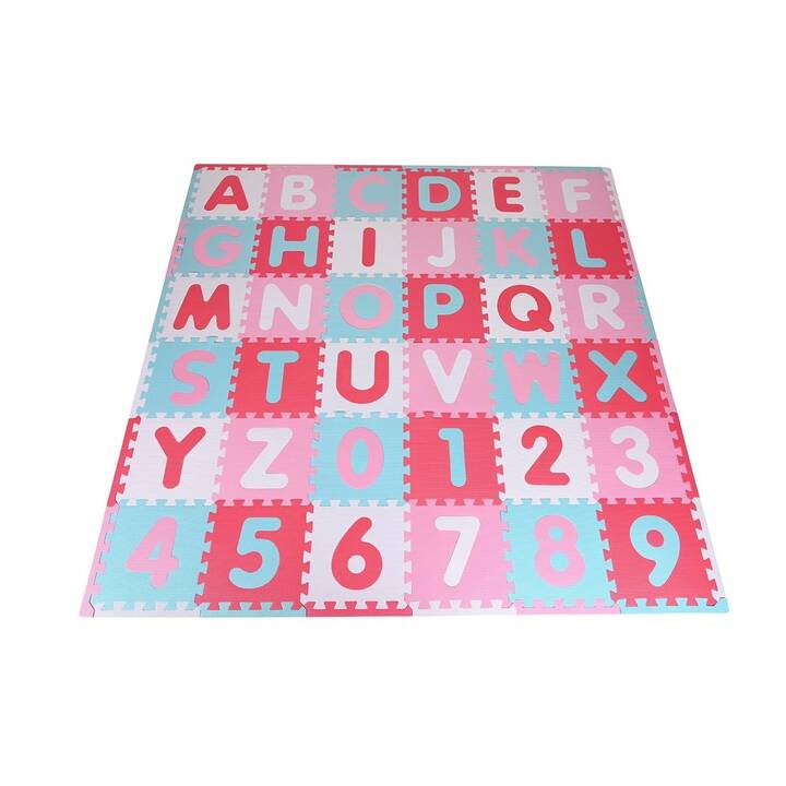 KNORRTOYS Stuoia per puzzle Alphabet (Lavorato, 180 x 180 cm)