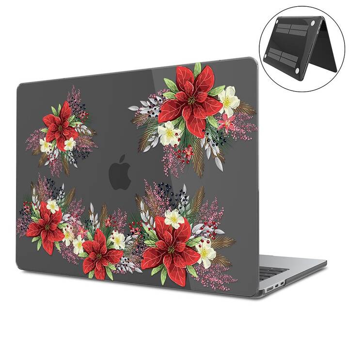 EG Hardcase (Macbook Air 15" M3 2024, Fiore, Transparente)