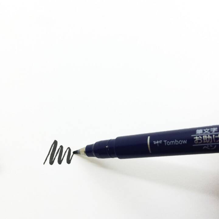 TOMBOW Penna a fibra (Nero, 1 pezzo)
